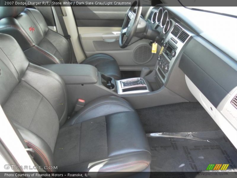 Stone White / Dark Slate Gray/Light Graystone 2007 Dodge Charger R/T