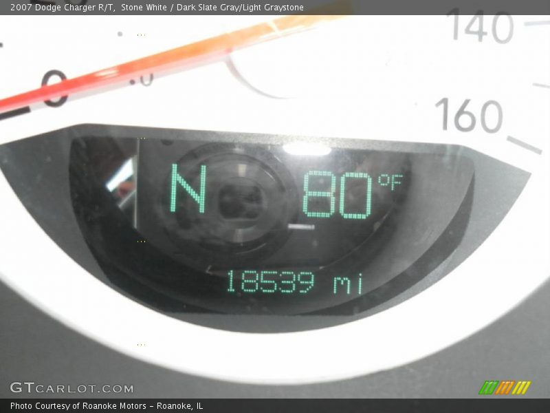 Stone White / Dark Slate Gray/Light Graystone 2007 Dodge Charger R/T