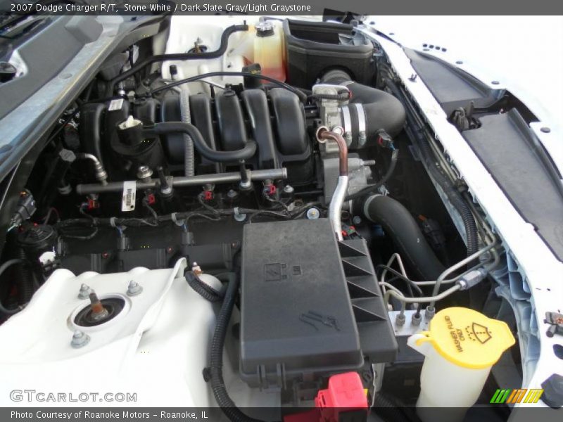 Stone White / Dark Slate Gray/Light Graystone 2007 Dodge Charger R/T