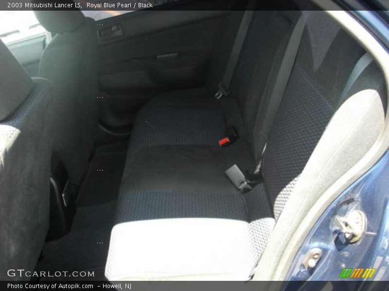 Royal Blue Pearl / Black 2003 Mitsubishi Lancer LS