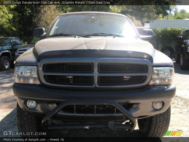 Graphite Metallic / Dark Slate Gray 2002 Dodge Dakota Sport Club Cab 4x4