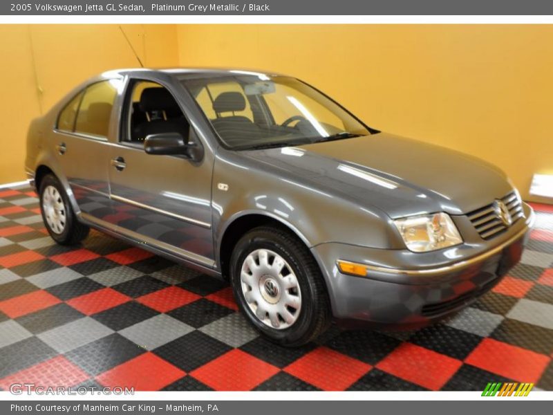 Platinum Grey Metallic / Black 2005 Volkswagen Jetta GL Sedan