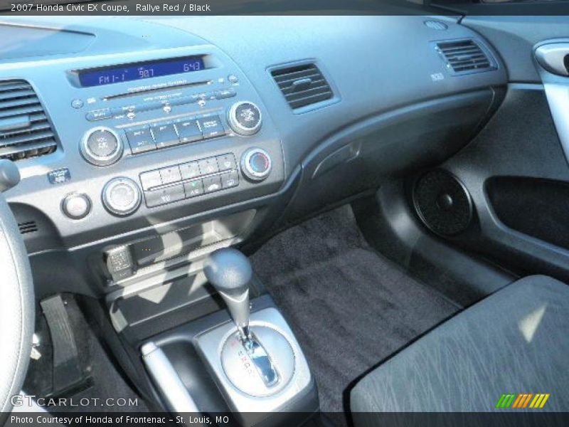 Rallye Red / Black 2007 Honda Civic EX Coupe