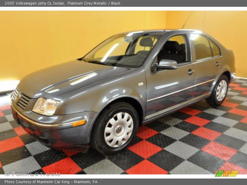 Platinum Grey Metallic / Black 2005 Volkswagen Jetta GL Sedan