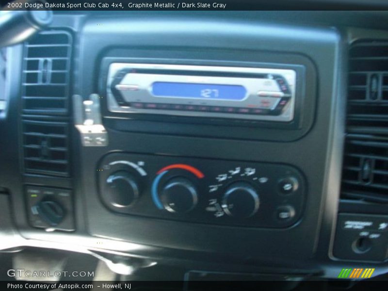 Graphite Metallic / Dark Slate Gray 2002 Dodge Dakota Sport Club Cab 4x4