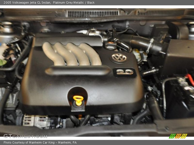 Platinum Grey Metallic / Black 2005 Volkswagen Jetta GL Sedan