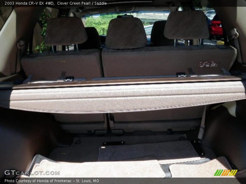 Clover Green Pearl / Saddle 2003 Honda CR-V EX 4WD