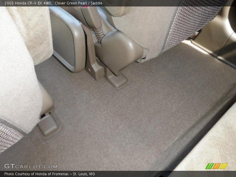 Clover Green Pearl / Saddle 2003 Honda CR-V EX 4WD