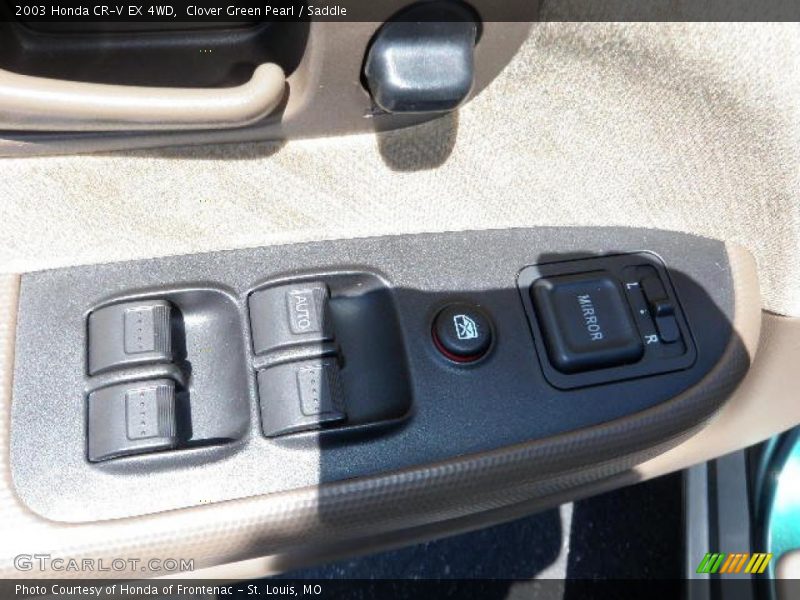 Clover Green Pearl / Saddle 2003 Honda CR-V EX 4WD