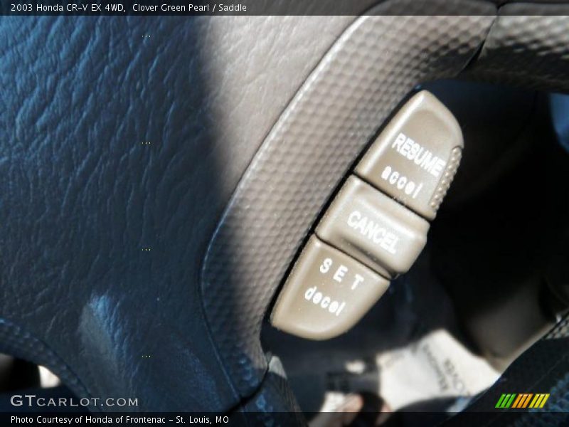 Clover Green Pearl / Saddle 2003 Honda CR-V EX 4WD