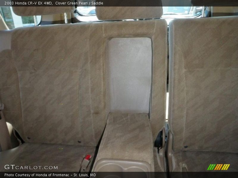 Clover Green Pearl / Saddle 2003 Honda CR-V EX 4WD