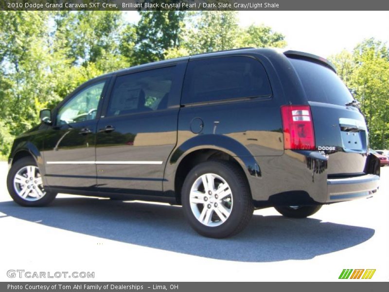 Brilliant Black Crystal Pearl / Dark Slate Gray/Light Shale 2010 Dodge Grand Caravan SXT Crew