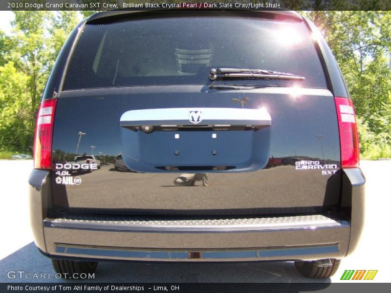 Brilliant Black Crystal Pearl / Dark Slate Gray/Light Shale 2010 Dodge Grand Caravan SXT Crew