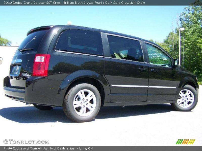 Brilliant Black Crystal Pearl / Dark Slate Gray/Light Shale 2010 Dodge Grand Caravan SXT Crew