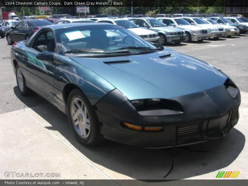 Dark Green Gray Metallic / Black 1994 Chevrolet Camaro Coupe
