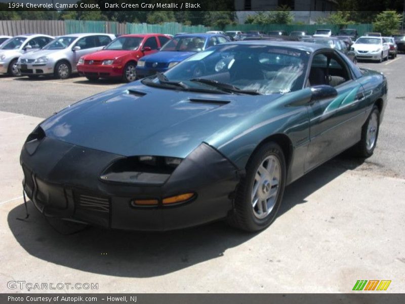 Dark Green Gray Metallic / Black 1994 Chevrolet Camaro Coupe