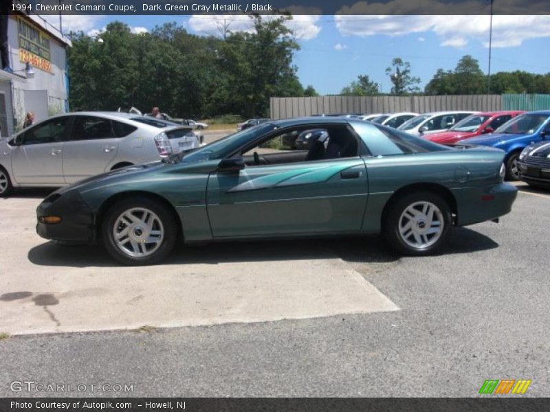 Dark Green Gray Metallic / Black 1994 Chevrolet Camaro Coupe