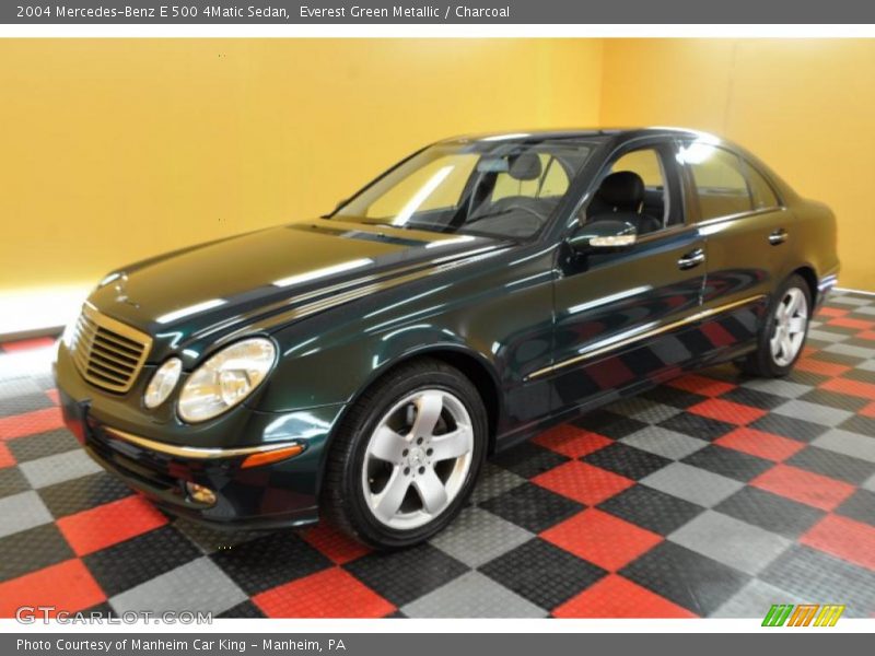 Everest Green Metallic / Charcoal 2004 Mercedes-Benz E 500 4Matic Sedan