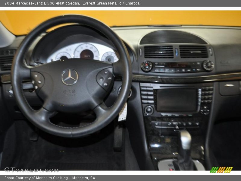 Everest Green Metallic / Charcoal 2004 Mercedes-Benz E 500 4Matic Sedan