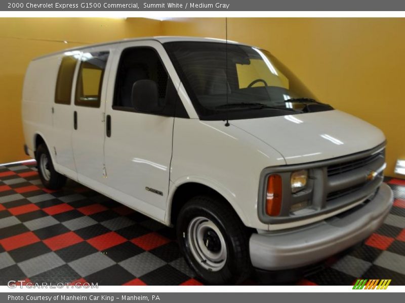 Summit White / Medium Gray 2000 Chevrolet Express G1500 Commercial