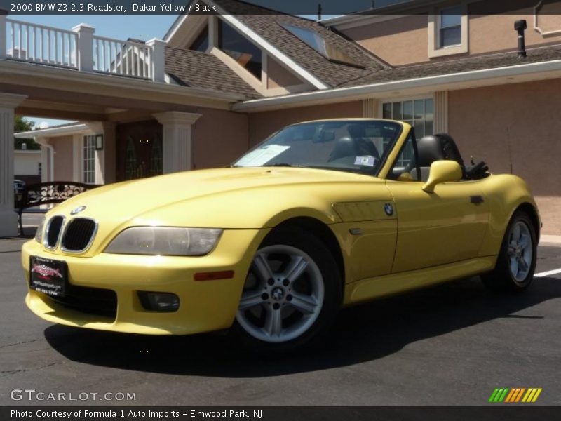 Dakar Yellow / Black 2000 BMW Z3 2.3 Roadster