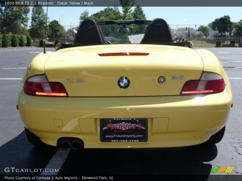 Dakar Yellow / Black 2000 BMW Z3 2.3 Roadster