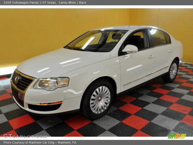 Candy White / Black 2006 Volkswagen Passat 2.0T Sedan