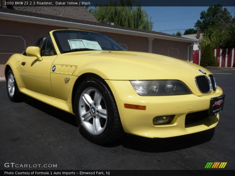 Dakar Yellow / Black 2000 BMW Z3 2.3 Roadster