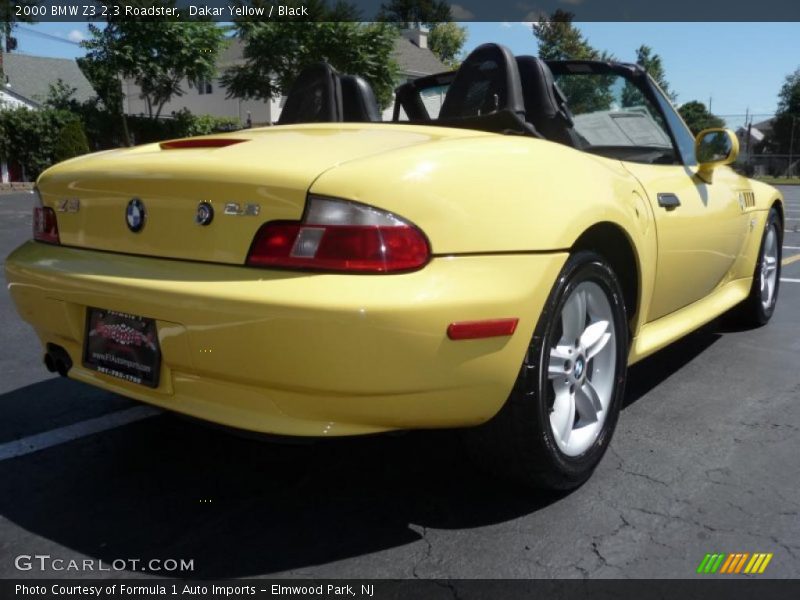 Dakar Yellow / Black 2000 BMW Z3 2.3 Roadster
