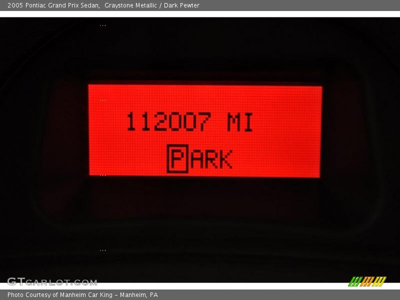 Graystone Metallic / Dark Pewter 2005 Pontiac Grand Prix Sedan
