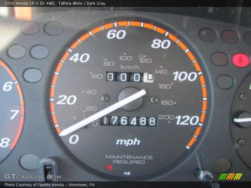 Taffeta White / Dark Gray 2000 Honda CR-V EX 4WD