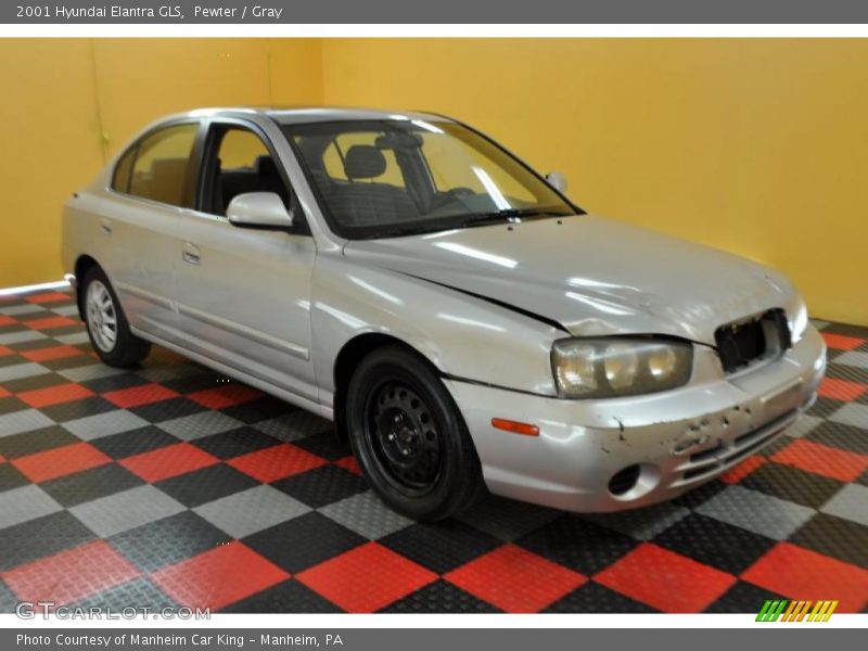 Pewter / Gray 2001 Hyundai Elantra GLS