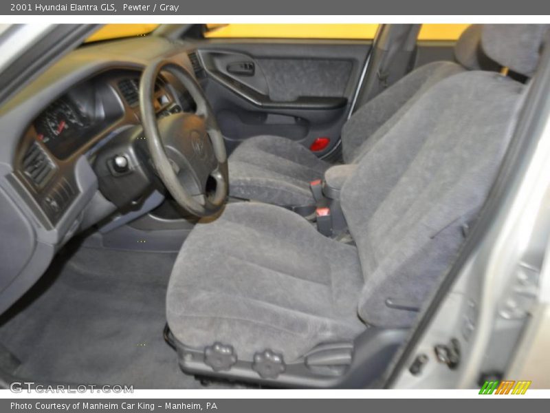 Pewter / Gray 2001 Hyundai Elantra GLS