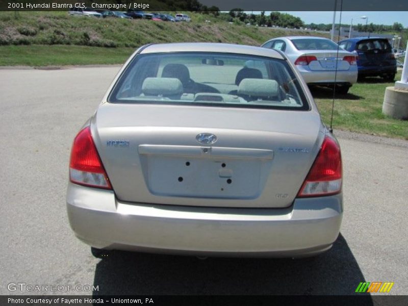 Champagne / Beige 2001 Hyundai Elantra GLS