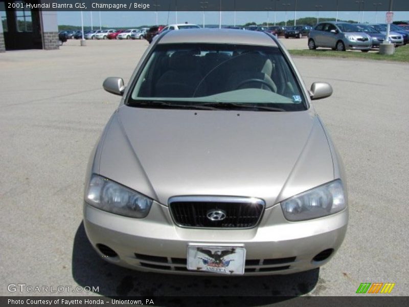 Champagne / Beige 2001 Hyundai Elantra GLS