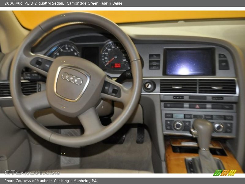 Cambridge Green Pearl / Beige 2006 Audi A6 3.2 quattro Sedan