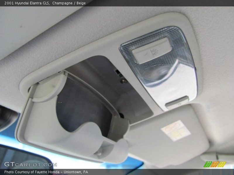 Champagne / Beige 2001 Hyundai Elantra GLS