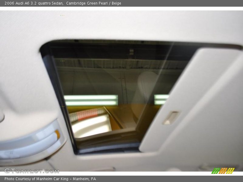 Cambridge Green Pearl / Beige 2006 Audi A6 3.2 quattro Sedan