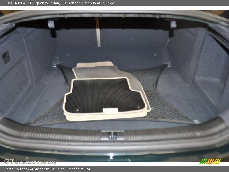 Cambridge Green Pearl / Beige 2006 Audi A6 3.2 quattro Sedan