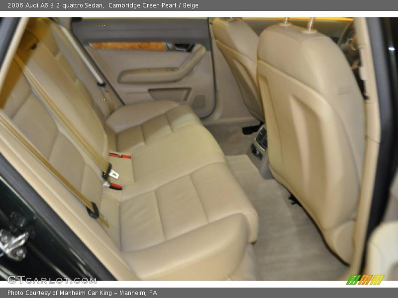 Cambridge Green Pearl / Beige 2006 Audi A6 3.2 quattro Sedan