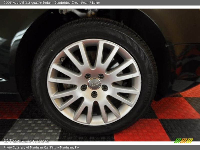 Cambridge Green Pearl / Beige 2006 Audi A6 3.2 quattro Sedan
