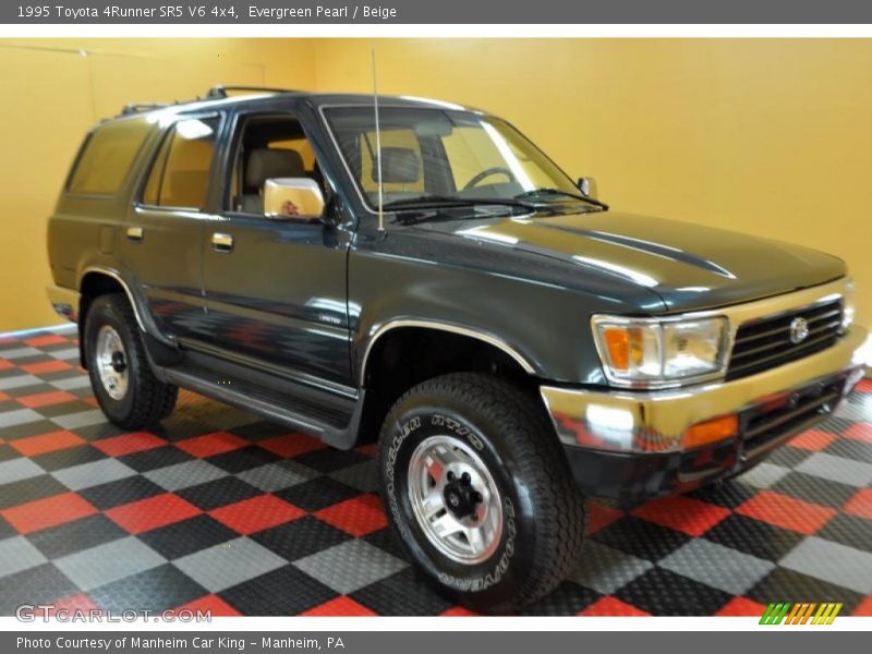 Evergreen Pearl / Beige 1995 Toyota 4Runner SR5 V6 4x4