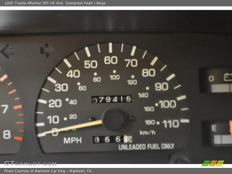 Evergreen Pearl / Beige 1995 Toyota 4Runner SR5 V6 4x4