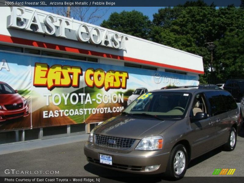 Arizona Beige Metallic / Pebble Beige 2005 Ford Freestar SEL
