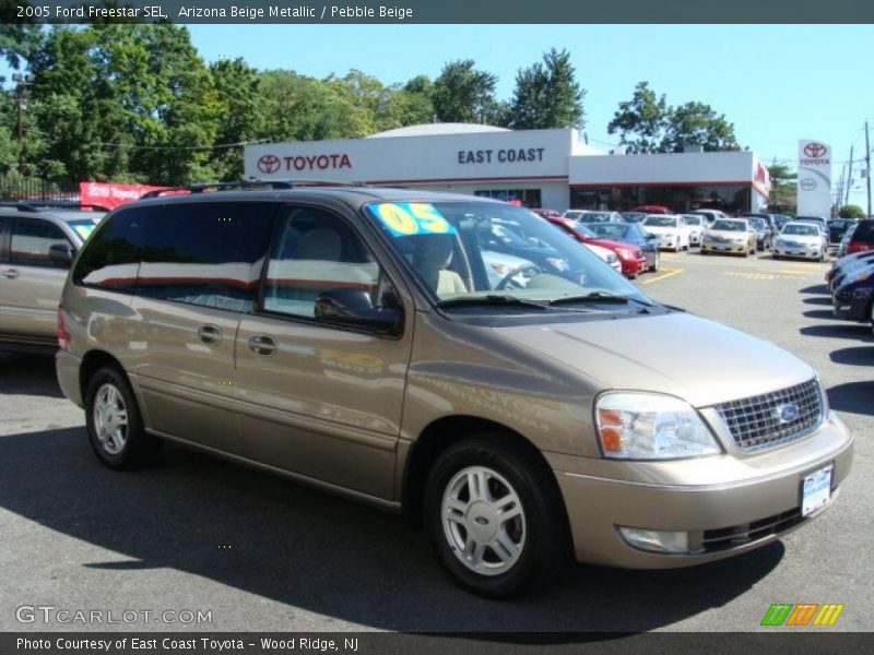 Arizona Beige Metallic / Pebble Beige 2005 Ford Freestar SEL