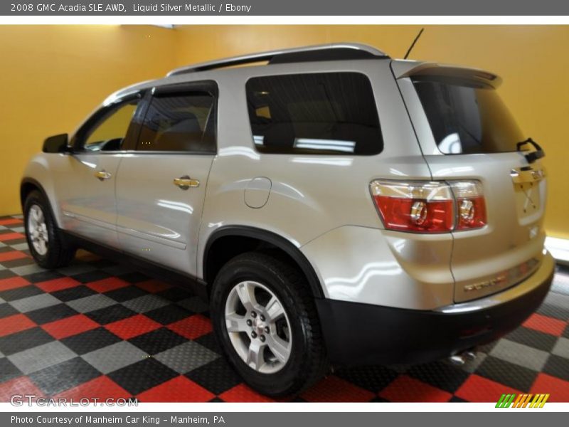 Liquid Silver Metallic / Ebony 2008 GMC Acadia SLE AWD