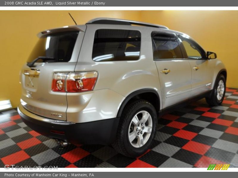 Liquid Silver Metallic / Ebony 2008 GMC Acadia SLE AWD