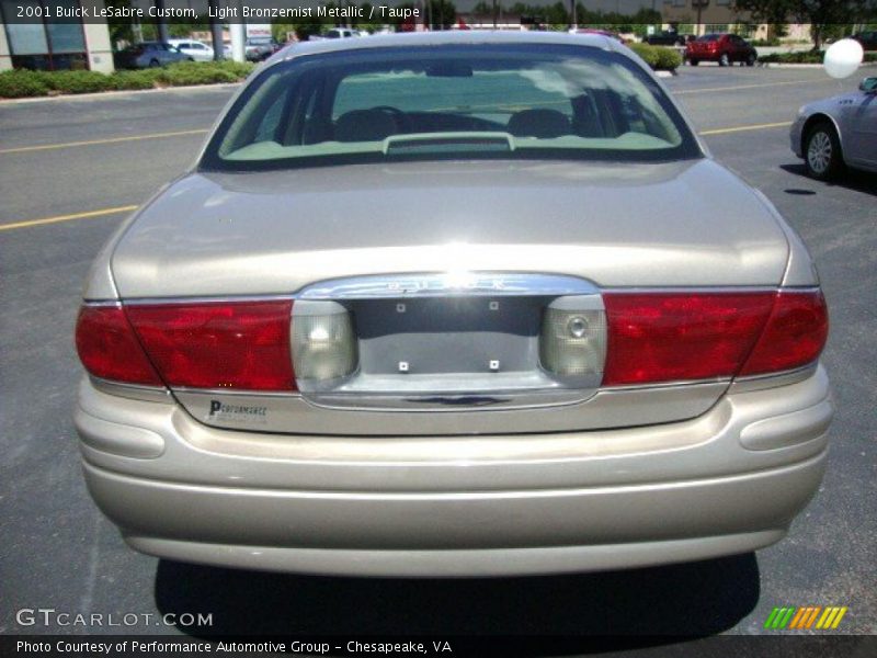 Light Bronzemist Metallic / Taupe 2001 Buick LeSabre Custom