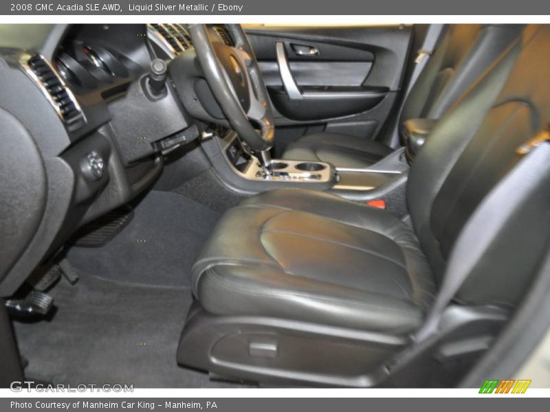Liquid Silver Metallic / Ebony 2008 GMC Acadia SLE AWD