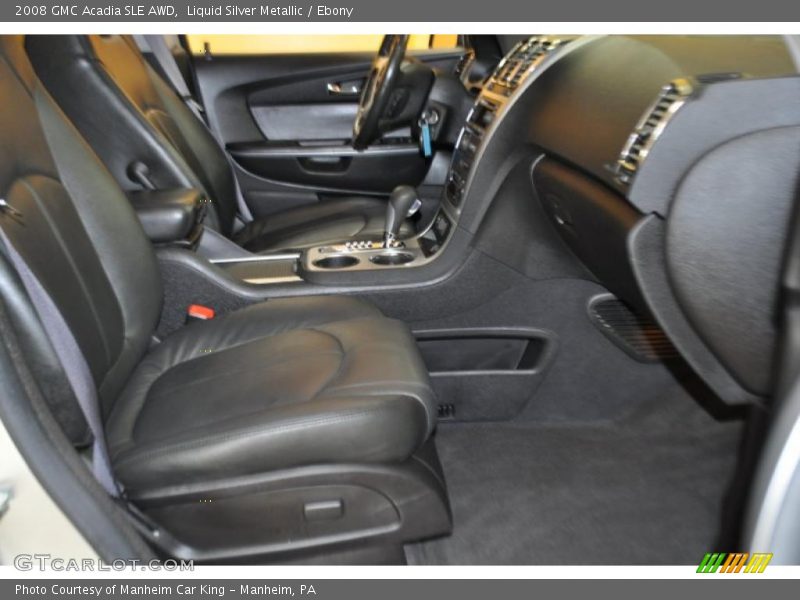 Liquid Silver Metallic / Ebony 2008 GMC Acadia SLE AWD